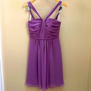 David’s bridal, size 4, wisteria